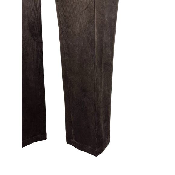 Chelsea & Theodore Womens Pants Brown Size 4 Corduroy Polyester Blend Straight - Picture 7 of 10